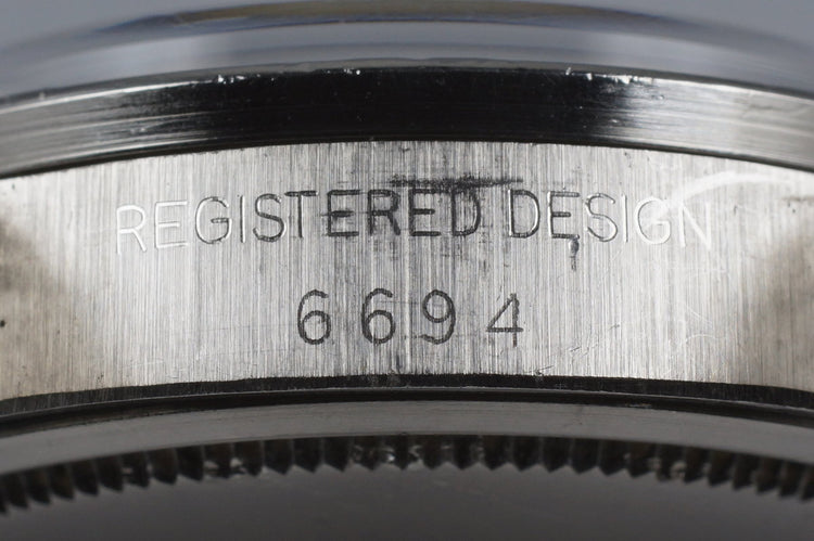 1972 Rolex OysterDate 6694 Silver Dial