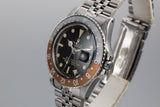 1965 Rolex GMT-Master 1675 Gilt Dial "Pepsi" on Oval Link Jubilee Bracelet
