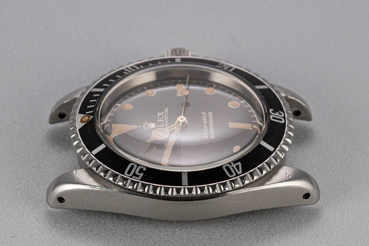 1961 Pointed Crown Guard Submariner 5512 With Gilt Chapter Ring Exclamation Dial