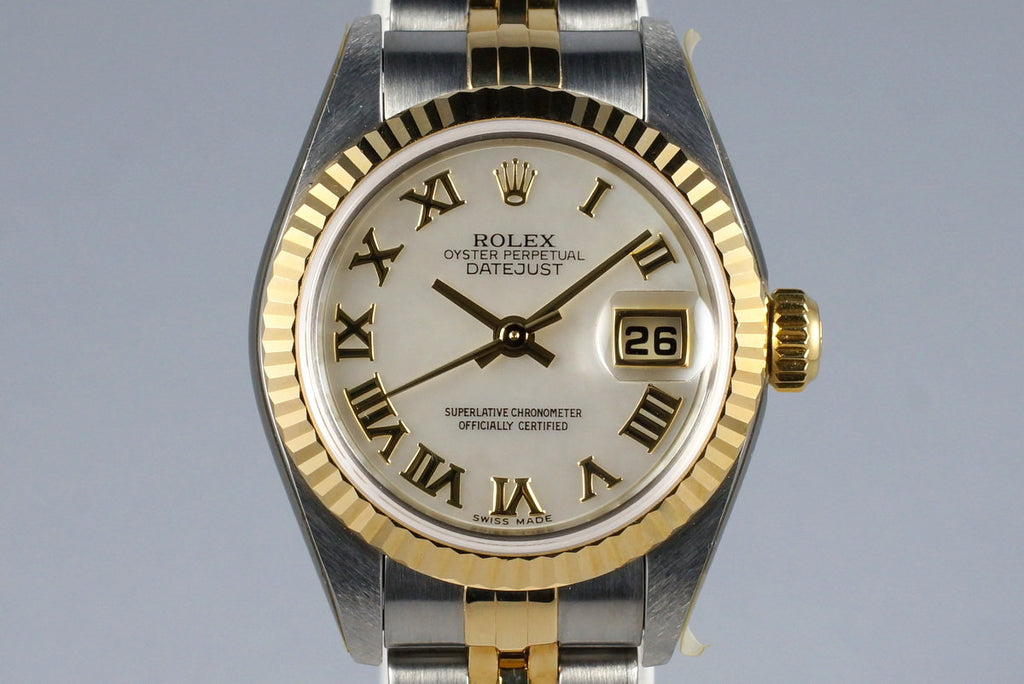 2001 Rolex Ladies Two Tone Datejust 79173 MOP Dial with Box and Papers MINT