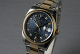 2005 Rolex Two Tone DateJust 116203 Diamond Dial with Box and Papers