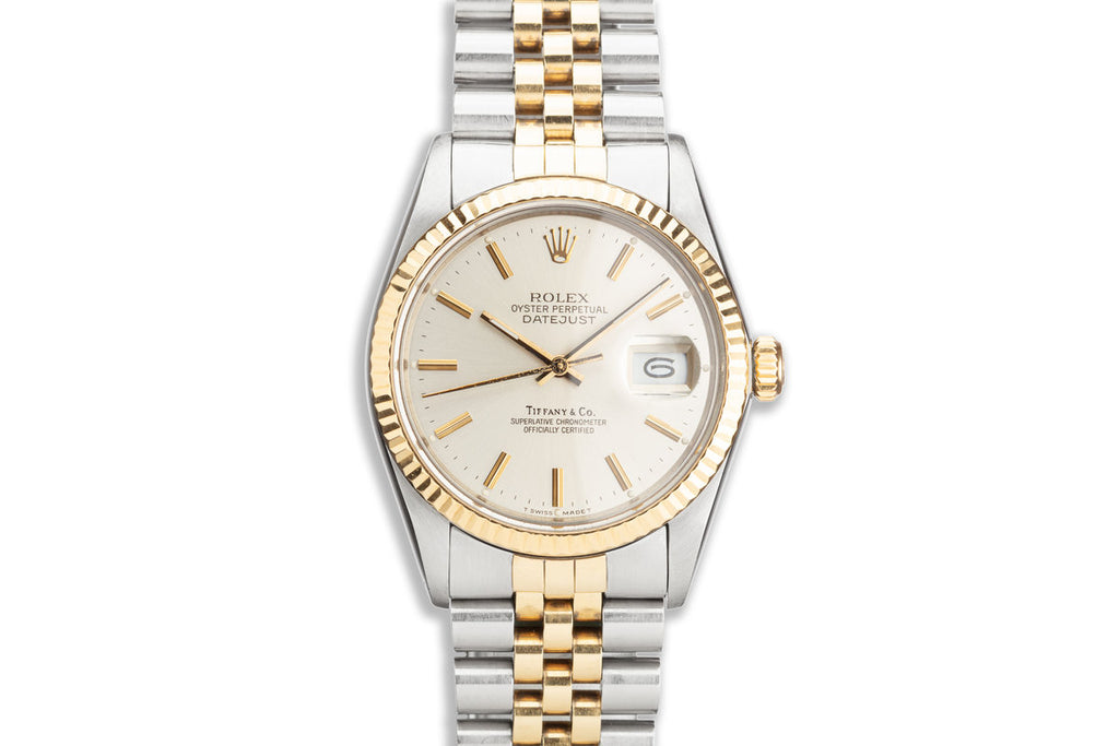 1987 Vintage Rolex Datejust 16013 with Tiffany Dial