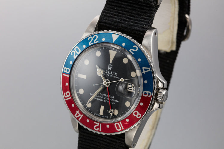 1968 Rolex GMT-Master 1675 "Pepsi" with Mark 1 Matte Dial