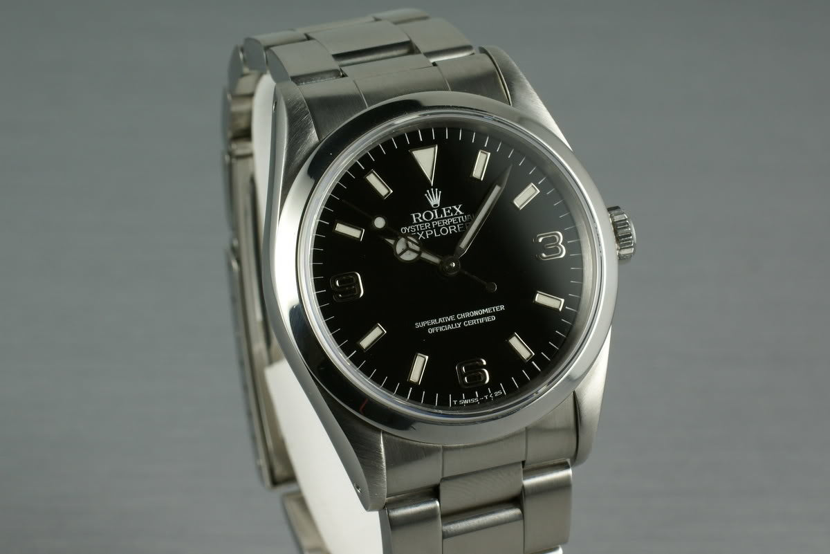 Rolex explorer blackout sale for sale