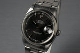2001 Rolex DateJust 16200 Black Dial with Box  Papers