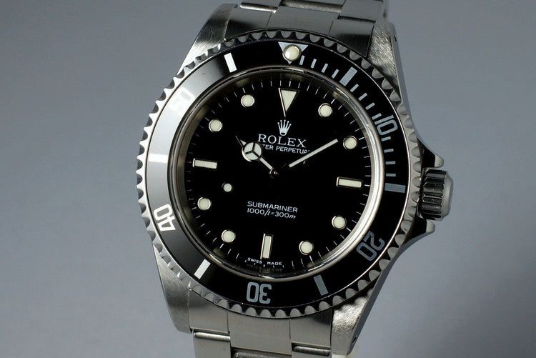 2001 Rolex Submariner 14060M