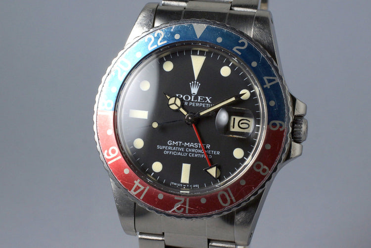 1982 Rolex GMT 16750 Matte Dial