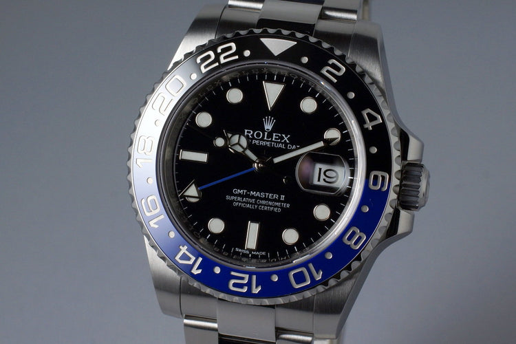 2014 Rolex GMT II 116710BLNR with Box and Papers