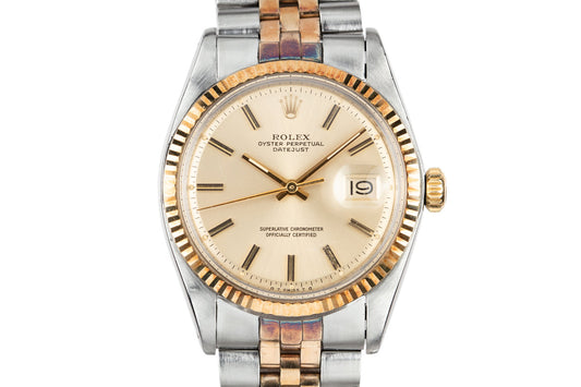 1971 Rolex Two-Tone DateJust with Gold Sigma Dial
