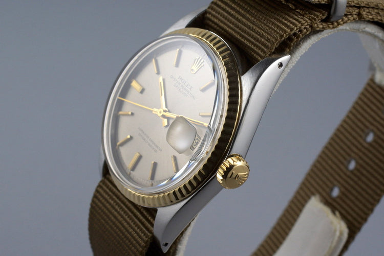 1969 Rolex Two Tone DateJust 1601 Gray Dial