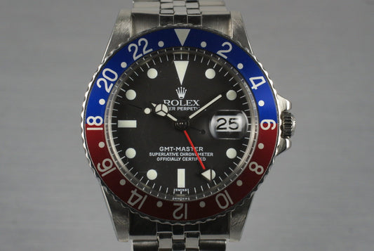 1971 Rolex GMT 1675 with RSC Papers