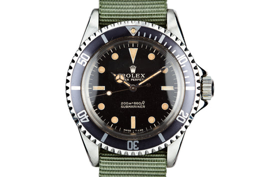 1964 Rolex Submariner 5513 with Meters first Gilt Dial