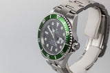 2003 Rolex Submariner 16610LV with MK I dial and Green Bezel