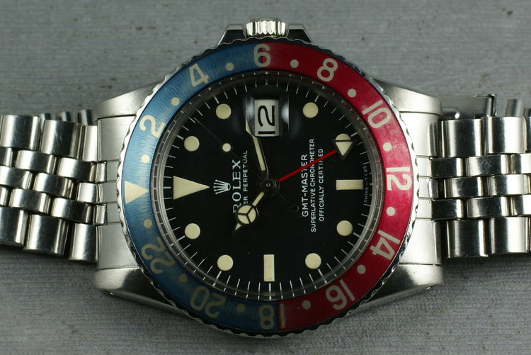Rolex GMT Ref: 1675  with Mark 1 Dial
