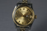 1969 Rolex Two Tone DateJust 1601 with Box and Papers