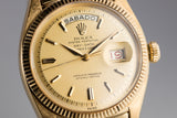 1958 Rolex 18K YG Day-Date 6611B with Serpico Y Laino Dial