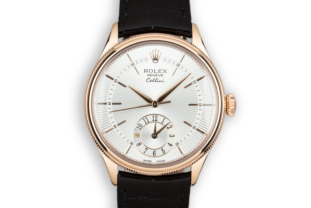 2015 Rolex 18K Rose Gold Cellini 50525 with Box and Papers