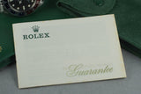 Rolex GMT 1675 with Guarantee Paper