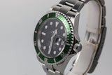 2006 Rolex Submariner 16610LV with Green Bezel Insert