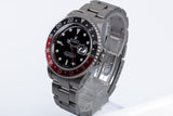 2000 Rolex GMT Master II 16710 Red & Black Insert Box & Papers