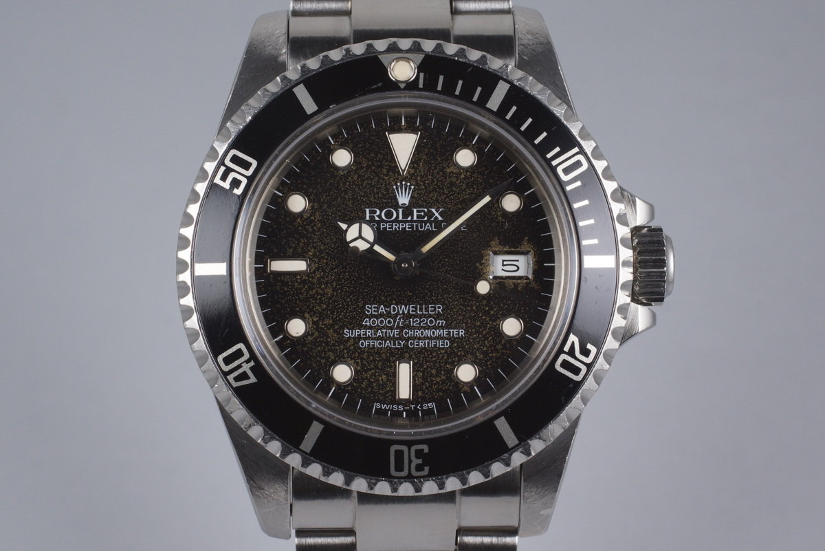 HQ Milton 1985 Rolex Sea Dweller 16660 with Box and Papers and