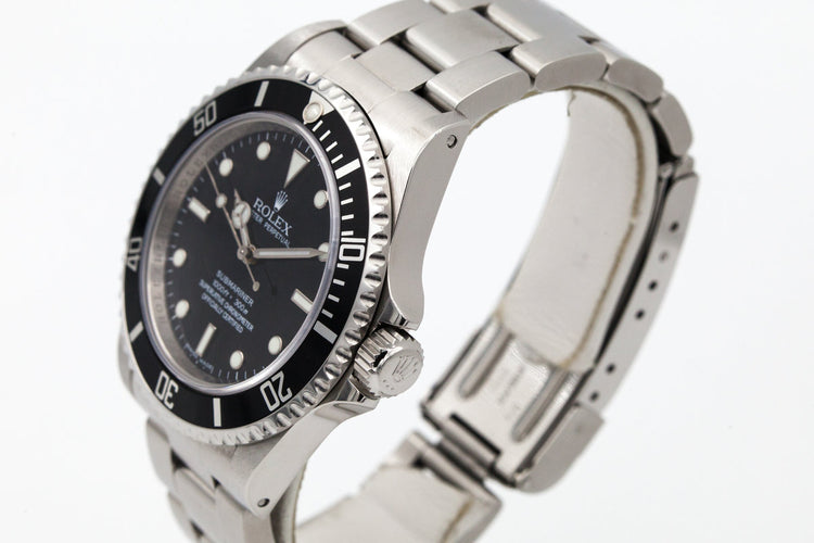 2006 Rolex Submariner 14060M Four-Line Dial with Box and Papers