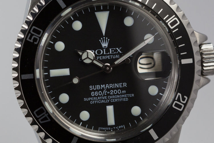 1978 Rolex Submariner 1680 with Service Dial