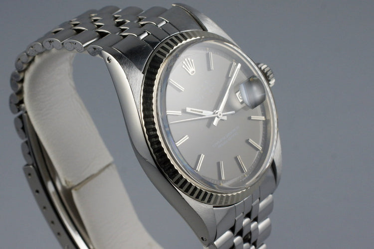 1972 Rolex DateJust 1601 with Matte Gray Dial