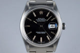 1994 Rolex DateJust 16200 Black Dial with RSC Papers