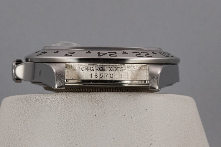 2003 Rolex Explorer II 16570 T White Dial