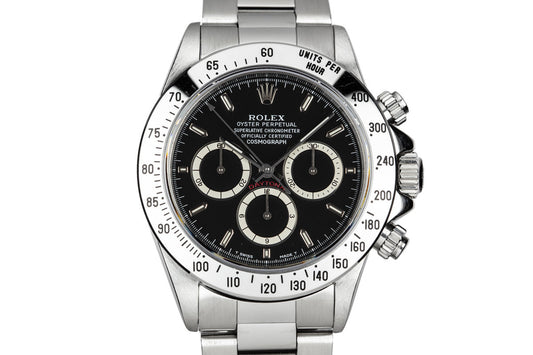 1993 Rolex Zenith Daytona 16520 with Black Inverted 6 Dial