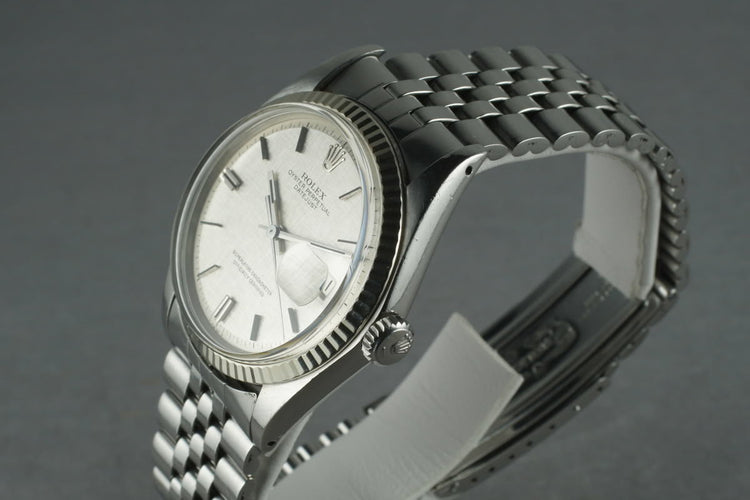 1970 Rolex Datejust 1601 with Silver Linen Dial