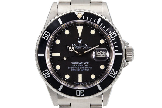 1982 Rolex Submariner 16800 Matte Dial