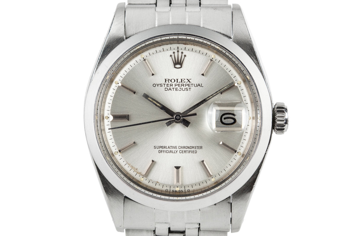 HQ Milton - 1970 Rolex DateJust 1600 with Silver Sigma Dial