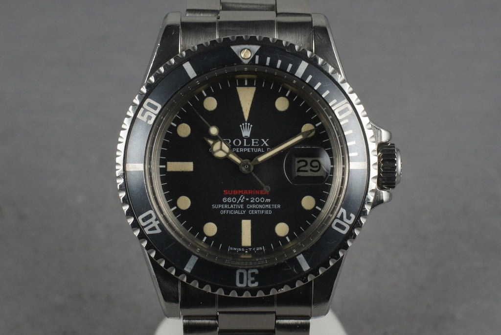 Rolex Red Submariner 1680 Mark 4 Dial