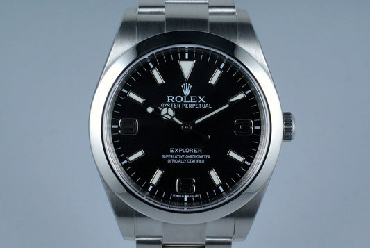 2013 Rolex Explorer 214270 with Box and Papers