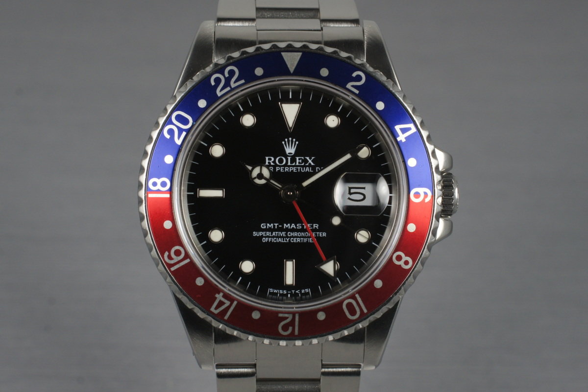 HQ Milton 1989 Rolex GMT 16700 with Box and Papers Inventory