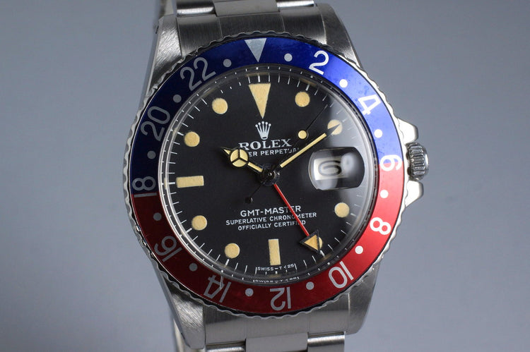 1978 Rolex GMT 1675 with RSC Papers