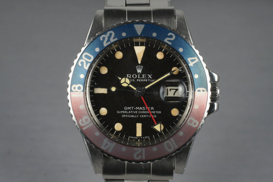 1970 Rolex GMT 1675 Mark I Dial