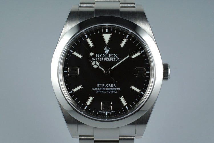 2014 Rolex Explorer 214270 with Box and Papers