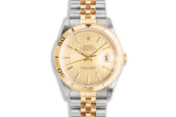 HQ Milton - 1991 Rolex 16263 18k/St Thunderbird Datejust Tapestry