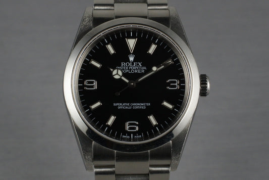 2000 Rolex Explorer 114270 with Box and Papers
