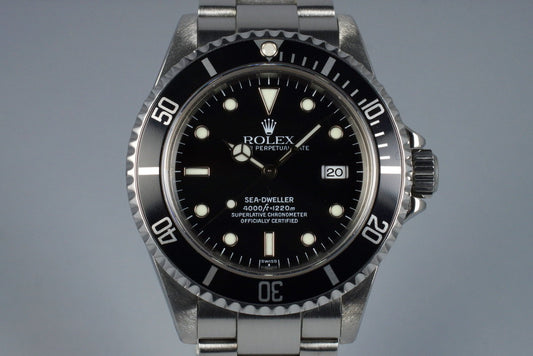 1999 Rolex Sea Dweller 16600