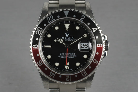 2005 Rolex GMT 16710 D serial with Box and Papers