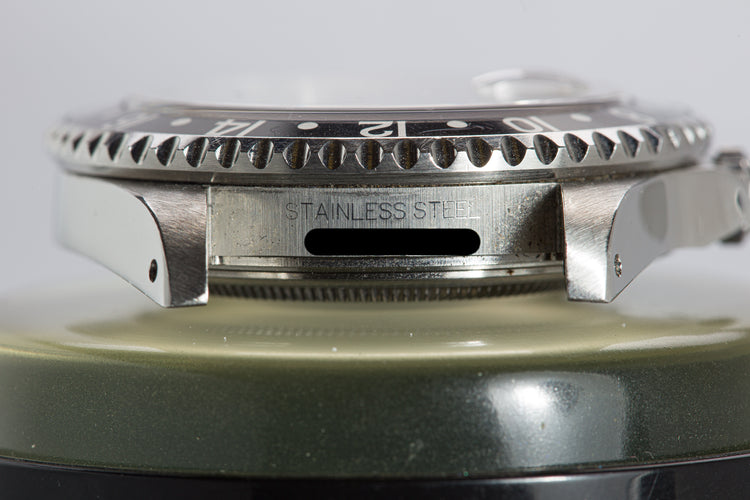 1999  Rolex GMT Master II 16710 Luminova Dial Box & Papers