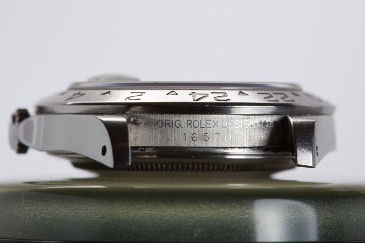 2002 Rolex Explorer II 16570 Polar Dial Box, Papers, Booklet & Hangtag