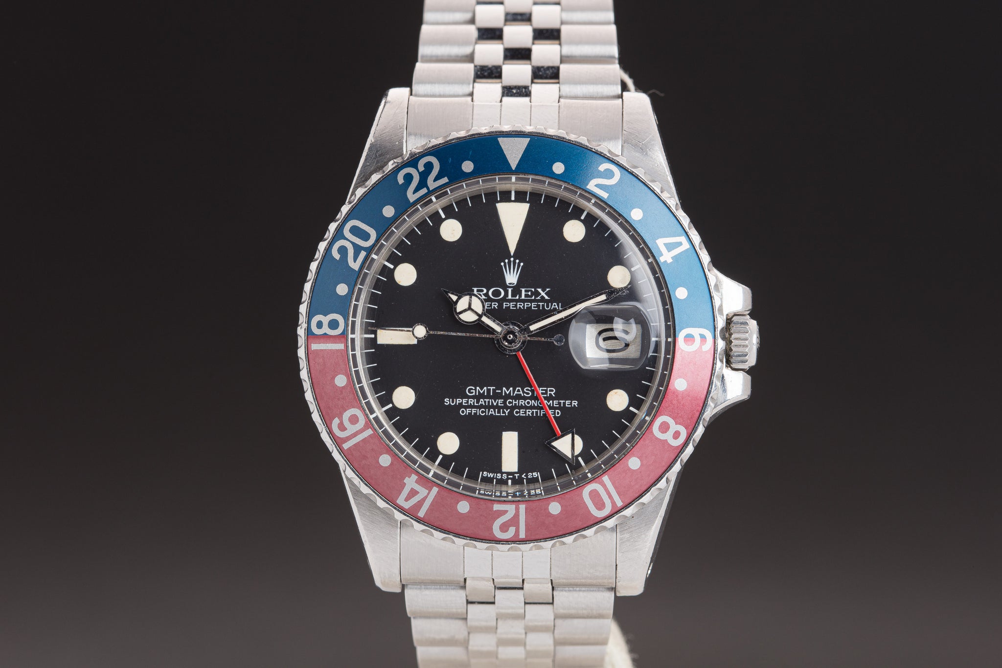 HQ Milton 1978 Rolex GMT Master 1675 Faded Pepsi Bezel Creamy