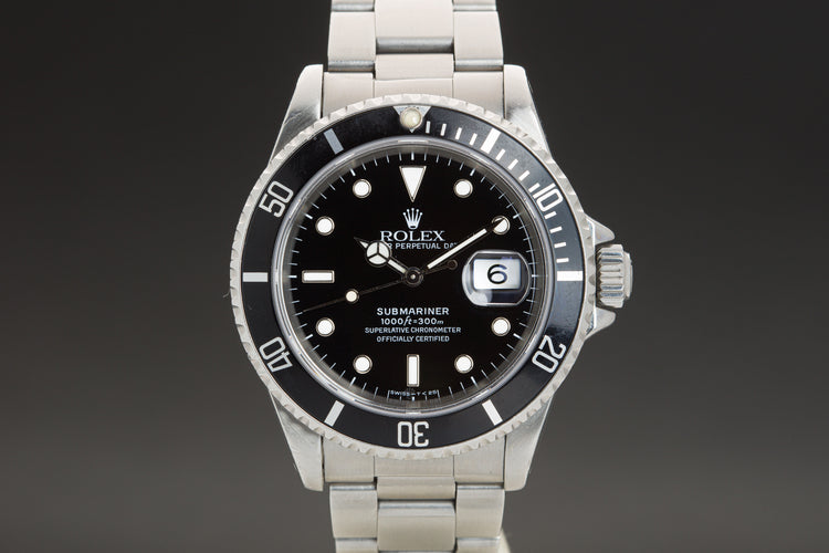1995 Rolex 16610 Tritium Lume & Hands Submariner