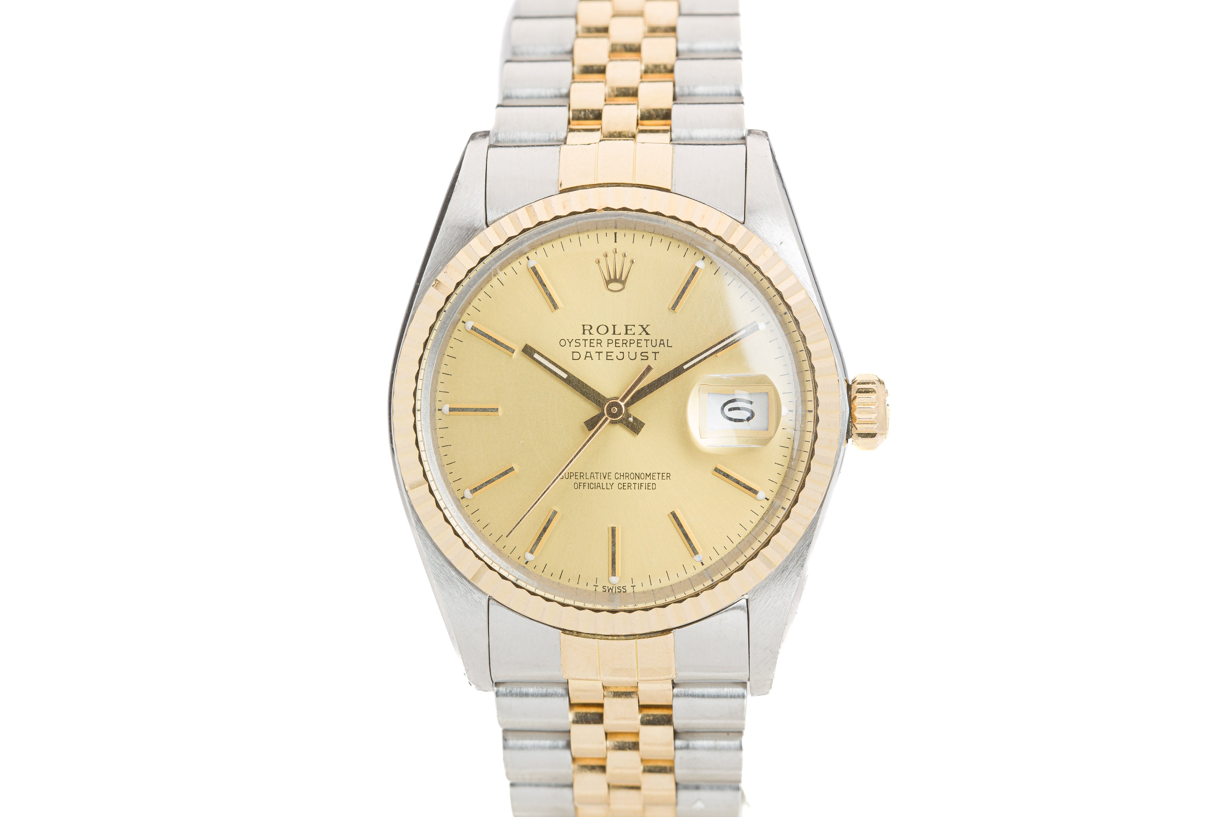 1984 Rolex 16013 18k St Datejust Jubilee Bracelet