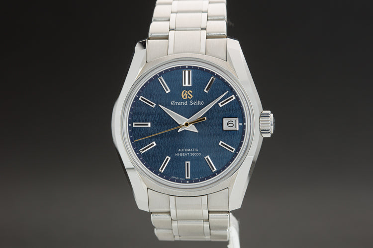 2021 Grand Seiko Blue Dial Box, Booklets & Papers